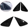 2 шт. для Hyundai Elantra 2007-2010 Автомобильные боковые накладки-жалюзи на заднее стекло, накладка на боковой вентиляционный канал, ковш, ABS-аксессуары(Карбоновый вид)