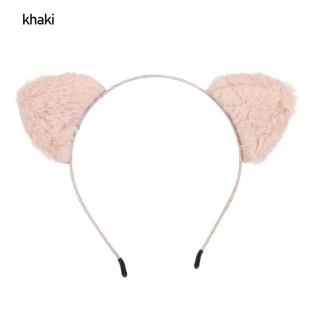 Cosplay Night Party Bar Plush Cute Face Wash Hair Band Cat Ears Headband Hair Accessories Hair Hoop