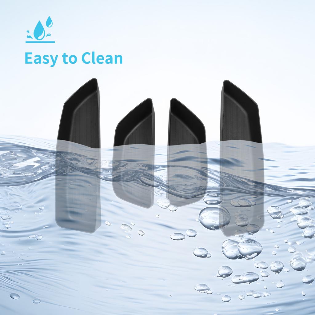 For BYD Tang L 2025 TPE Front Door Side Storage Box Gate Slot Anti -Dirty Organizer Tray Car Interior Accessories Black