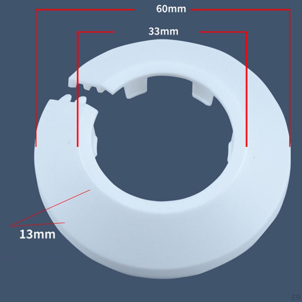 10 штук Крышки фланцев водопроводных труб Нагрев Быстрая установка Декоративные Многоцелевые