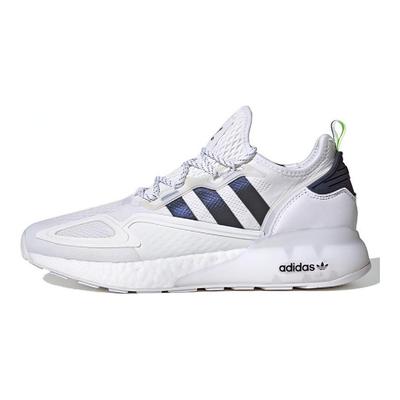 Кроссовки Zx 2K Boost Белые Переливающиеся Ядро Черный FX8489