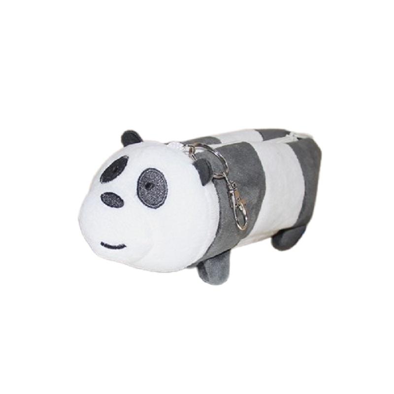 Милый плюшевый пенал в виде кошки большой вместимости для студентов и организации канцелярских принадлежностей