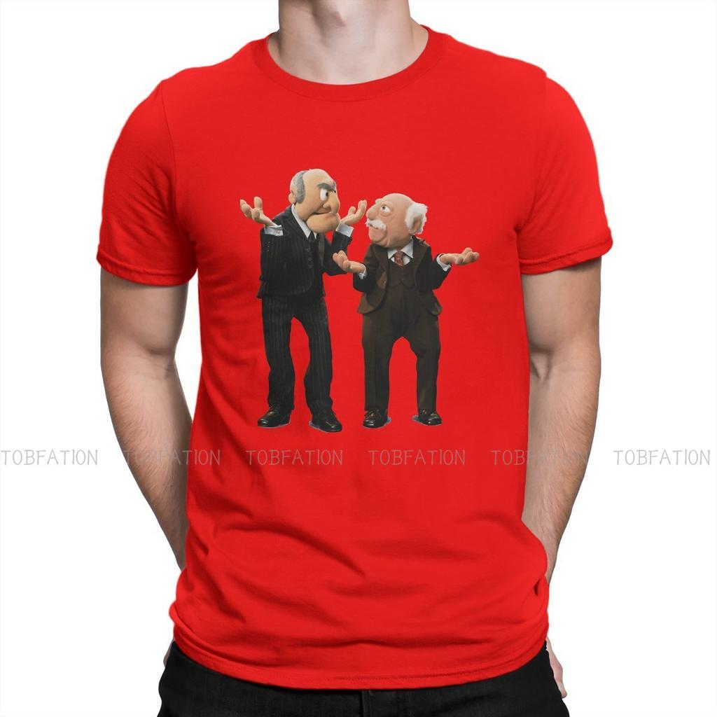 Statler And Waldorf What Look Each Other T Shirt Classic Grunge High Quality Tshirt Large Oneck Streetwear