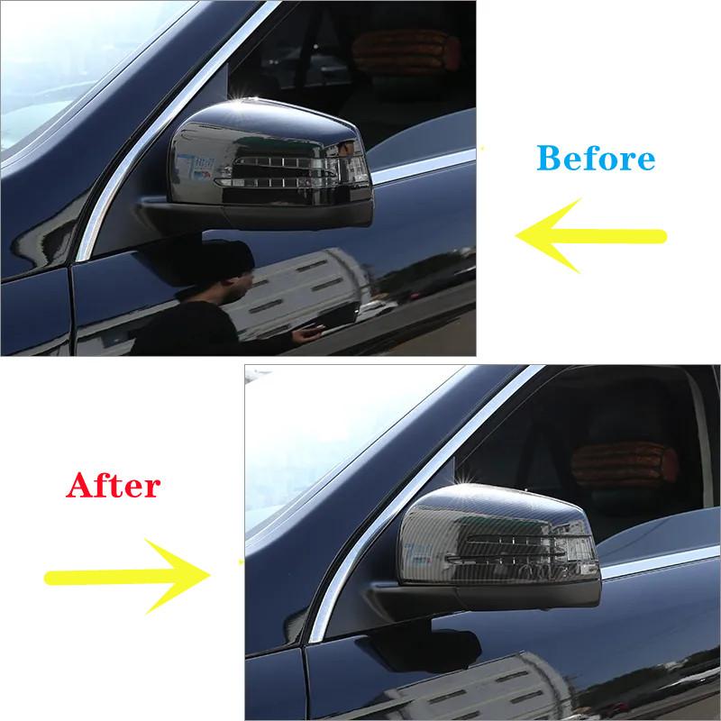 Боковая дверь автомобиля, крышка зеркала заднего вида, накладка для Mercedes Benz A CLA GLA GLK Class W176 W117 X156 X204, авто экстерьер