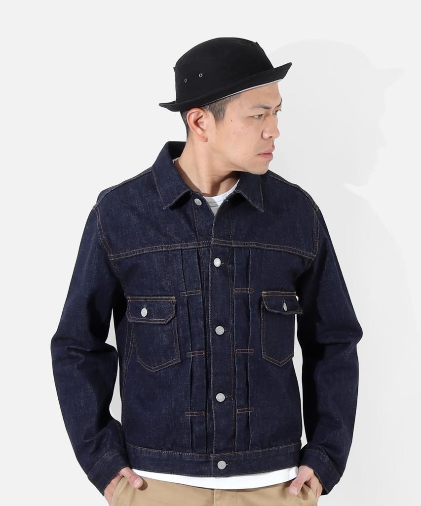 Kojima Genes Pork Pie Hat, Black Denim, Classic Ska & Jazz Style, Adjustable, Made in Japan Okayama, RNB-9045