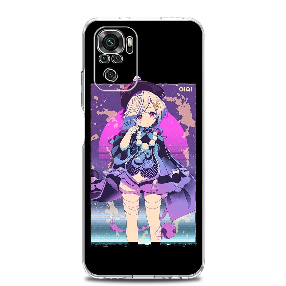 Чехол для телефона Genshin Impact для Xiaomi Redmi Note 12 11 9S 9 8 10 Pro Plus 7 8T 9C 9A 8A K40, игровой силиконовый прозрачный чехол