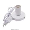 E27 Lamp Socket With 1.8m Cable And Push Button Switches Metal Table Lamp Holder For Home Office Lighting Fixtures 3XUF