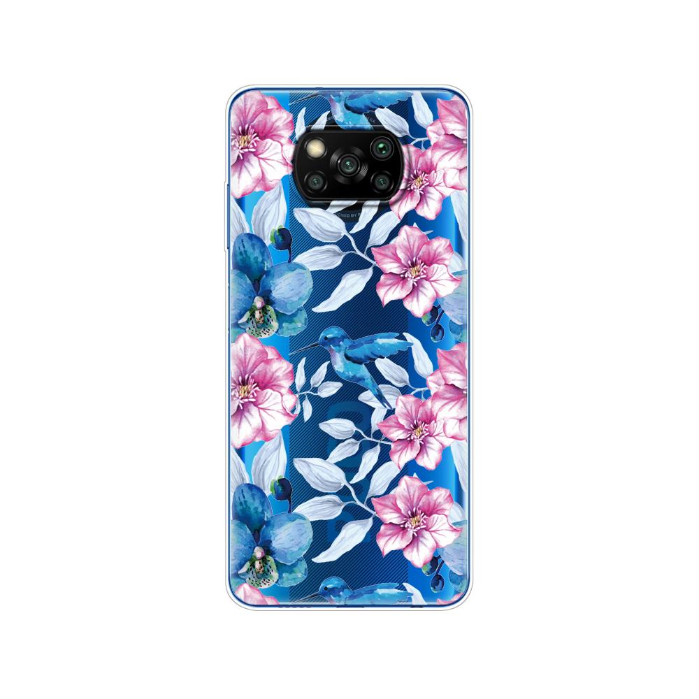 Для Xiaomi Poco X3 NFC силиконовый чехол с мягкой задней панелью для POCO X3 Pro чехол из ТПУ, бампер для Poco X 3 PocoX3 NFC 6,67 дюйма, глобальный чехол для телефона