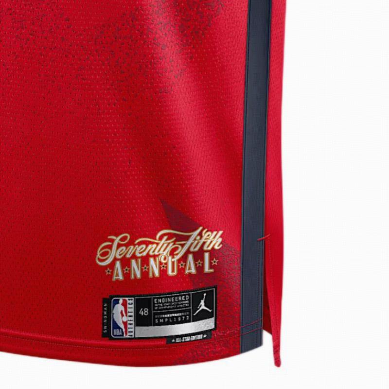 Jordan Джерси NBA All-Star Энтони Эдвардс 2026 Игровое Dri-Fit Swingman Мужские топы IZ4394-660