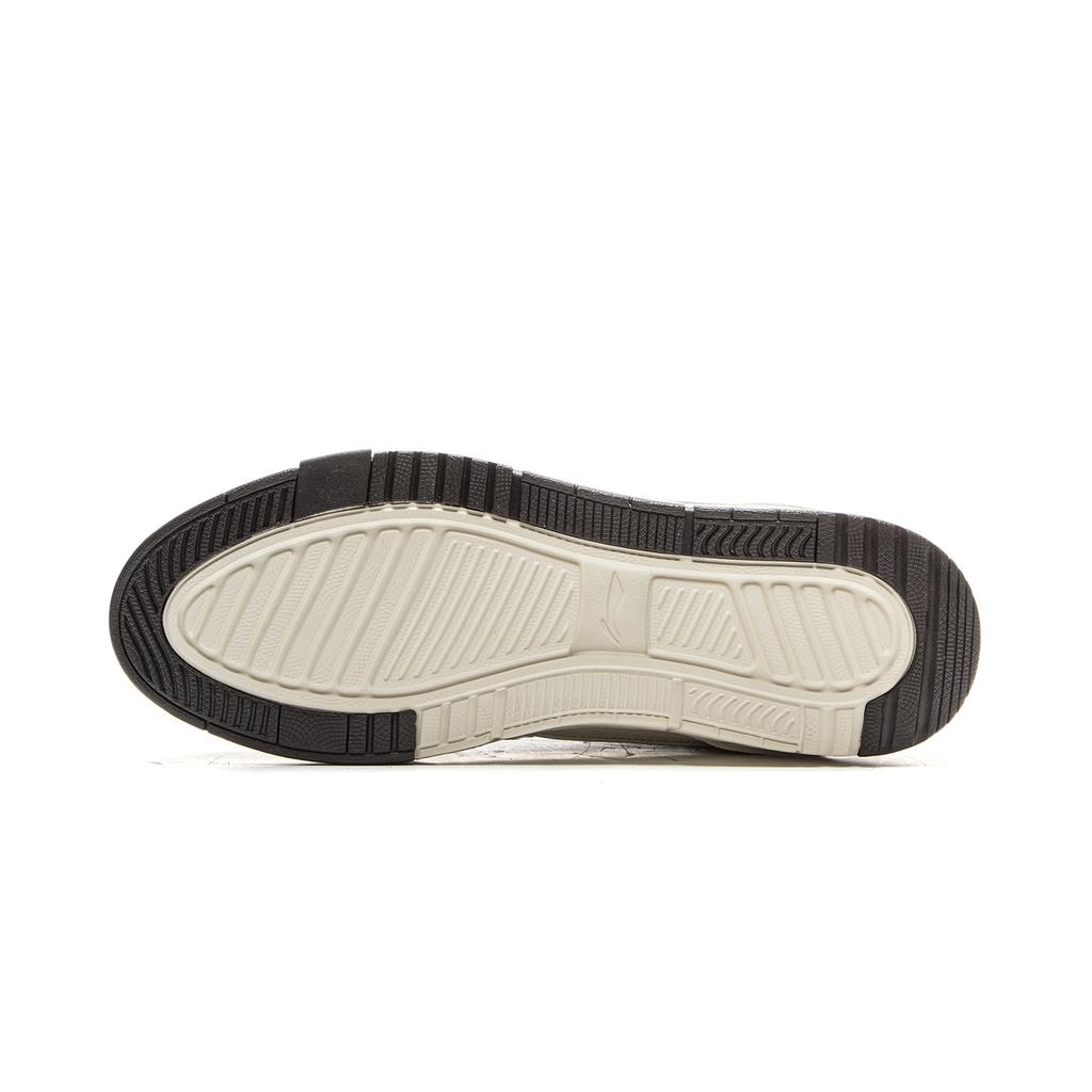 Li Ning Common 80s Mid Fleece Warm Classic Fashion Retro Versatile Thick Sole Comfort Non-Slip Wear-Resistant High-Top Skate Shoes AGCV407-1