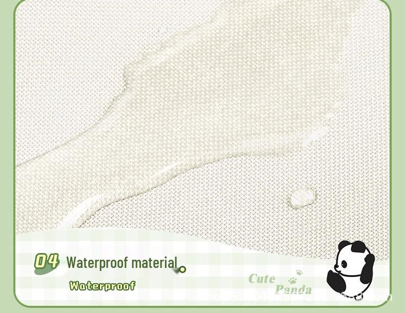 Канвасная сумка-тоут А4 с пандой - Большой вместимости для студентов и детских книг