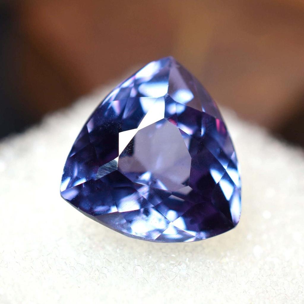Trillion Natural Color Change Alexandrite 9.54 Ct Fabulous Loose Gemstone