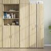 VidaXL Highboard Sonoma Oak 40x42.5x185 Cm Engineered Wood, Sideboard, Storage Cabinet, Side Panel, Cabinet, 3281401