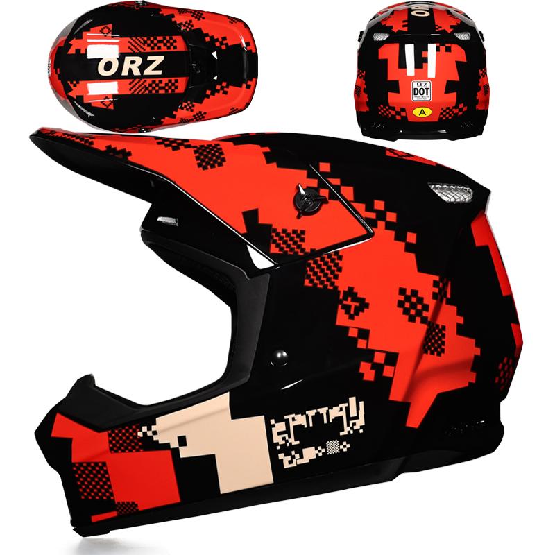 New Children Motorcycle Helmet Off-Road Helmet Downhill Am Dh Cross Capacetes Motocross Cascos Go-Kart Dot Certification Rally