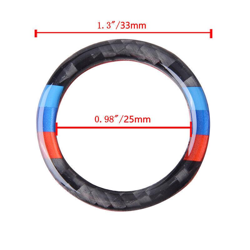 For BMW E90 E70 E60 /84 Blue Engine Switch Ignition Start Stop Button Cover Trim