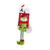 Christmas Tree Pendant Candy Bag Decor Adorable Crafts Rustic Elf Doll Long Stocking for
