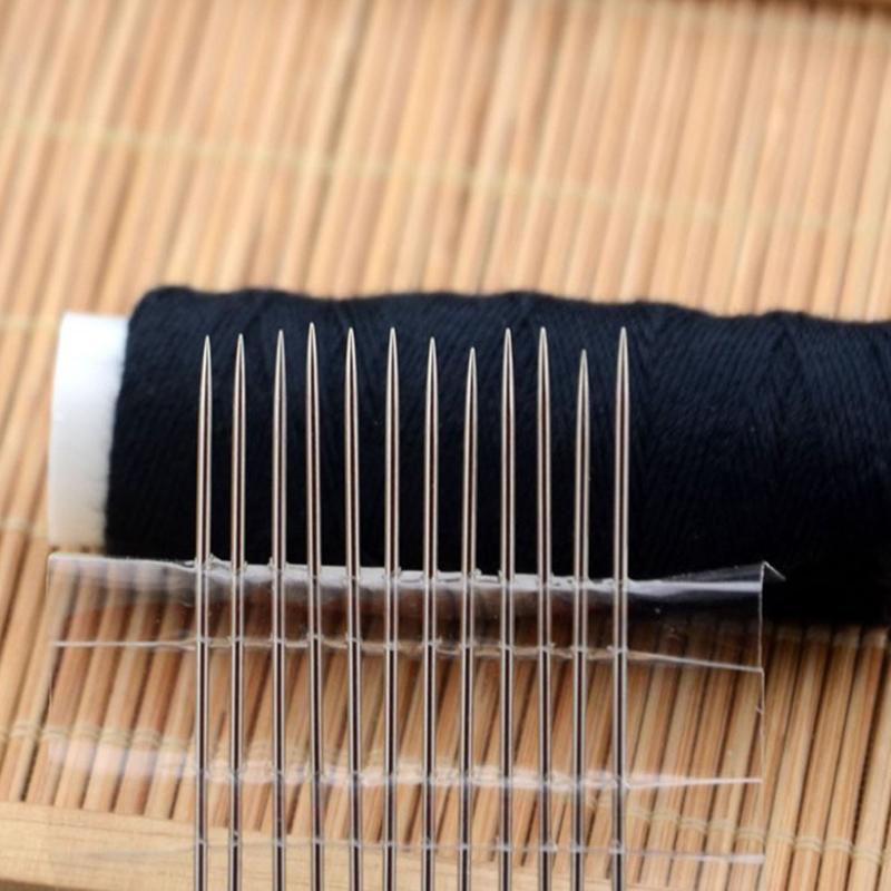 25 шт., иглы для шитья из нержавеющей стали высокой твердости, иглы для шитья крестом, иглы для одежды