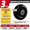 1.5-5 Inch Trolley Wheel High Load Capacity Replacement Wheel Furniture Wheels  For Cart Use