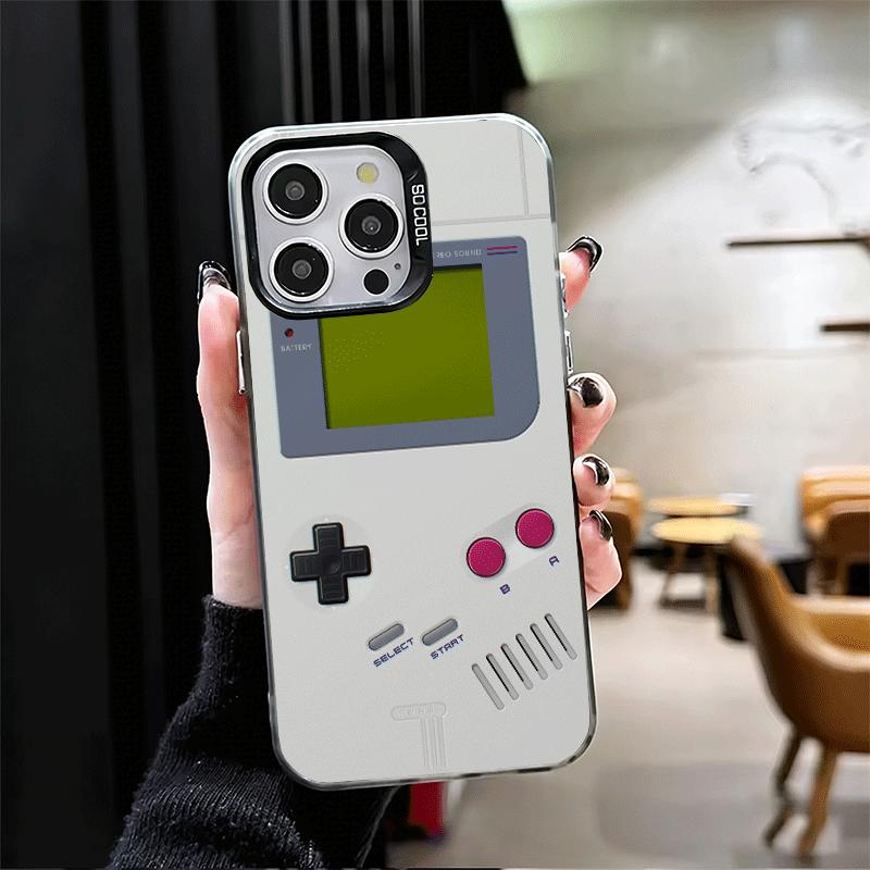 Game Console Trend Pattern Shockproof Phone Case for iPhone 17 Air 16 16E 15 Pro Max 14 Plus 13 Mini 12 Back Cover Anti Fall Fun
