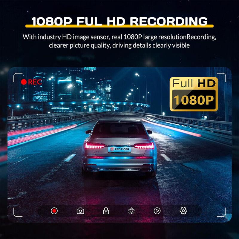 Скрытая видеорегистратор Wifi HD 1080P Ночное видение Автомобильный Телефонный интерфейс Мониторинг парковки Запись Видео высокого разрешения