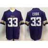 Minnesota Vikings NFL Football Jersey Mens Sportswear Team Fan Apparel Purple White Custom Number