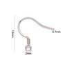 DIY 304 Stainless Steel Earring Hooks - Jewelry Making Accessories
