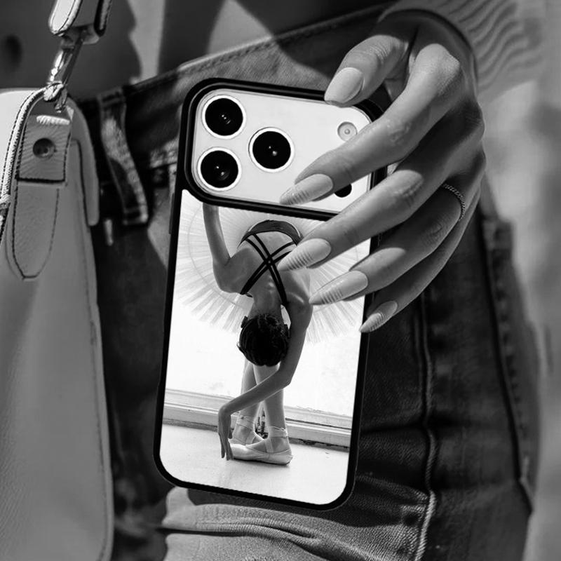 Балет Балерина Танцор Обувь Чехол для Телефона Для iPhone 17 Air 14 15 13 12 Max Чехол Для Apple 14 15 16 16e 11 Pro Max Plus Чехол