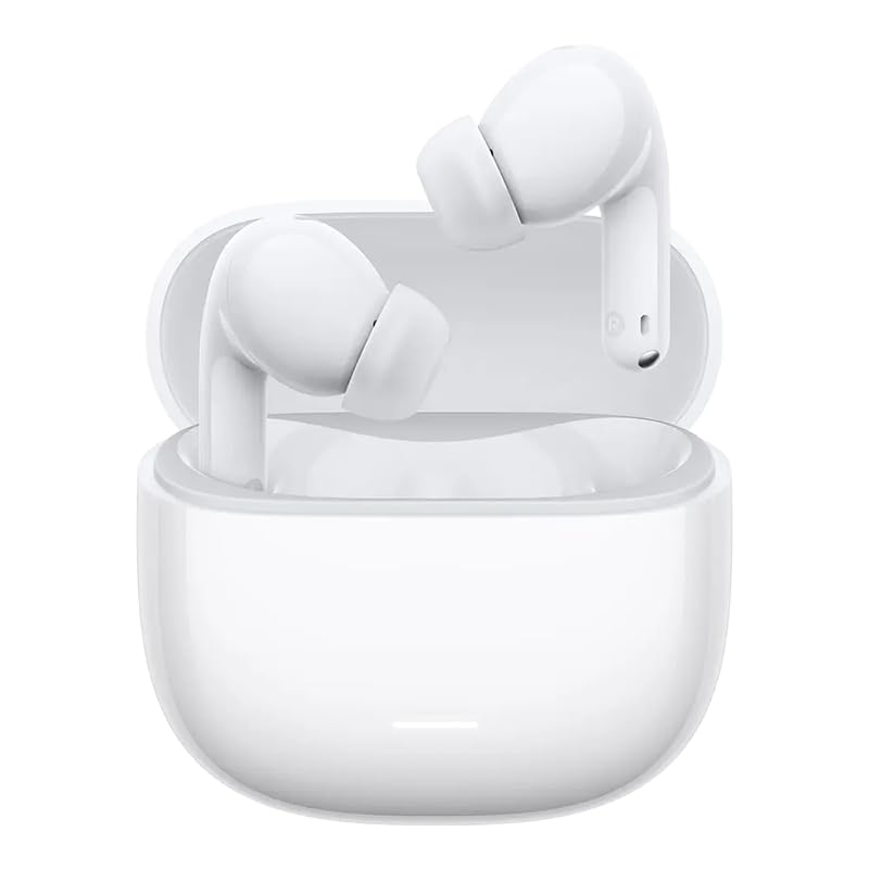 Xiaomi Беспроводные наушники REDMI Buds 8 Lite Шумоподавление 36 часов работы по Bluetooth Пользовательский эквалайзер Быстрое сопряжение Google Быстрая зарядка USB Компактные и соответствуют техническим стандартам PSE (белый)
