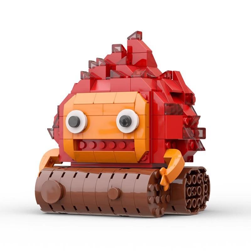 Building Block Compatible, Mobile Castle, Fire Demon, Hayao Miyazaki Cassifa, Cartoon Model Creative