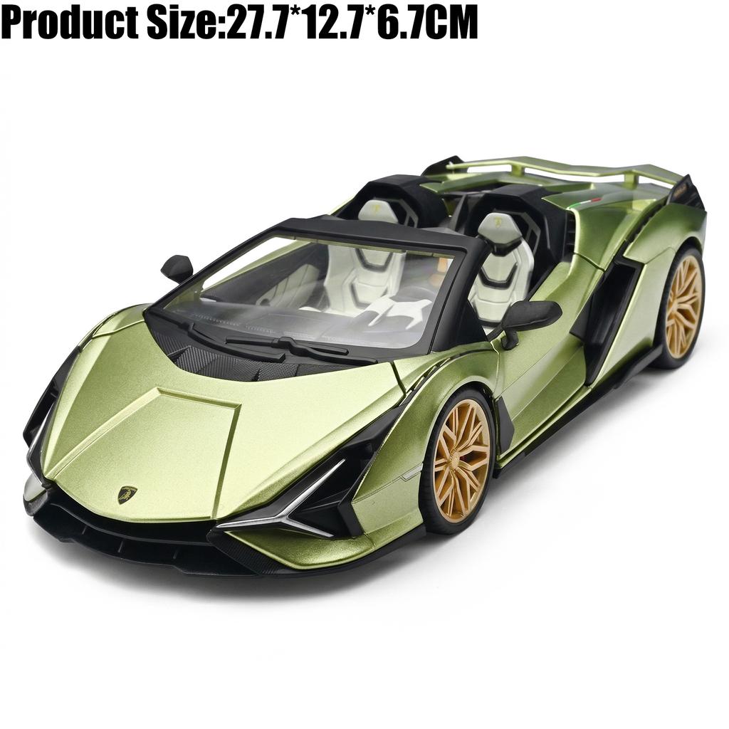 1:18 Lamborghini Sián Roadster Суперкар Металлический Литой Модель Автомобиля Домашние Модные Игрушки и Настольный Декоративный Элемент Подарки на День Рождения