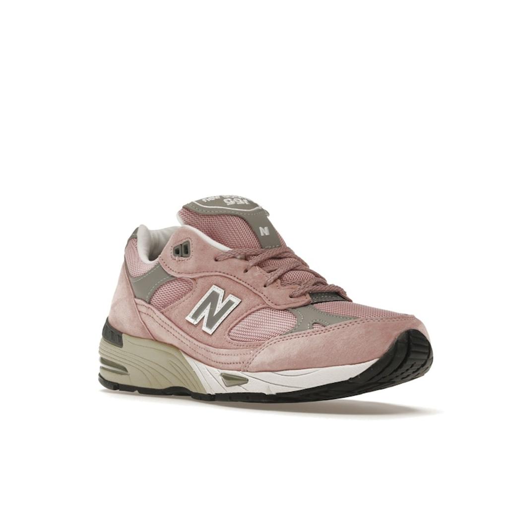 New Balance 991 Сделано в Англии Розовые женские кроссовки Серые W991PNK