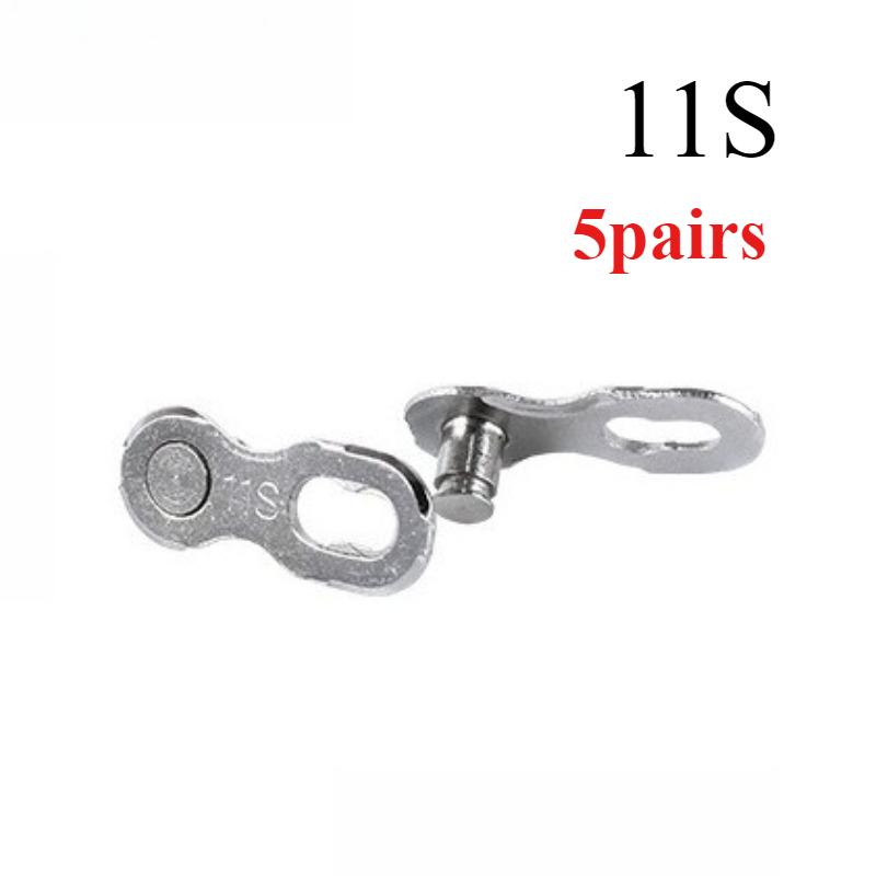 Велосипедная цепь Missing Link Велосипедные запчасти Цепь для горного велосипеда Магическая пряжка Цепь для одной скорости Быстросъемная 8/9/10/11/12 скоростей