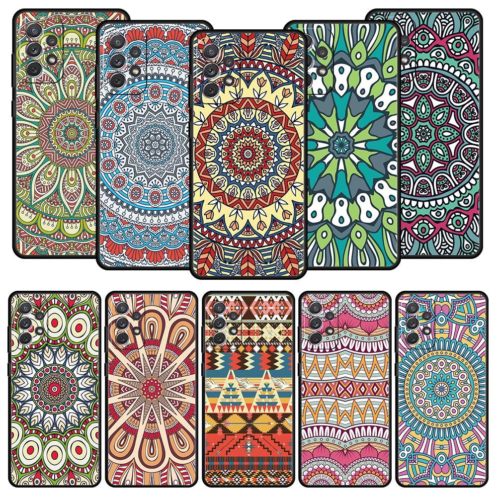 Модный Чехол-Арт с Узором Мандала для Samsung A57 A37 A51 A71 A21S A17 A15 A25 A41 A23 A33 A53 A73 A07 A05S A13 A35 A55 5G