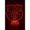 Lampe De Chevet 3D LED - FC Barcelone - Multicolore - Tactile - Rechargeable USB - Décorative
