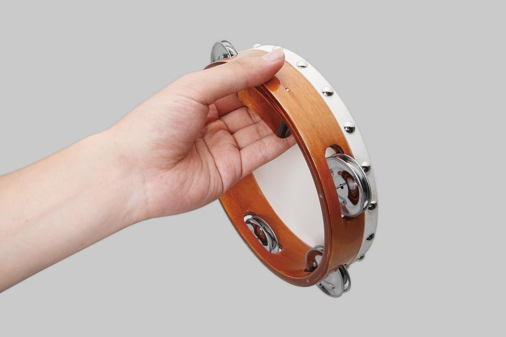 SUZUKI Educational tambourine with grip STR-7GC