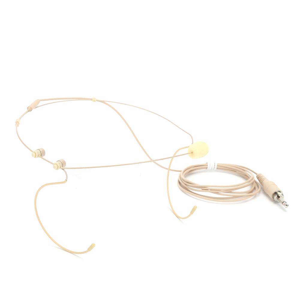 Микрофон с креплением на ухо 3,5 мм, двойной микрофон с винтовым креплением для передатчика BodyPack