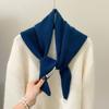 Wool Knitted Triangle Shawl Women's Autumn and Winter Small Scarf