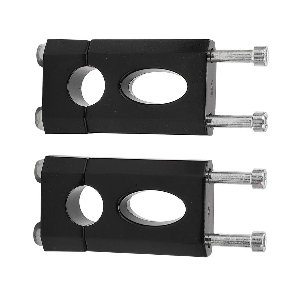 1 Pair Handlebar Mount Clamp Riser 78in Aluminum Black Coating Handlebar Lift Clip for Motorcycle