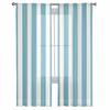 Полосатые бирюзовые прозрачные шторы Современная марлевая занавеска для гостиной спальни Тюлевые шторы