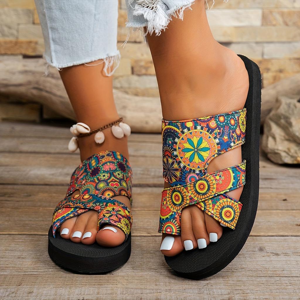 New Women'S Casual Stylish Large Size Flat Sandals, New Women'S Fashionable Casual Flat Slippers.