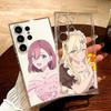 2.5D S-Seduction R-Ririsa AmanoS Аниме Чехол для Телефона для Samsung S25,S24,S21,S22,S23,S20,Ultra,Plus,lite,fe,5G Прозрачный Чехол