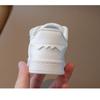 Children's Shoes Spring and Autumn Little White Shoes for Girls Non-slip Middle Children's Baby Shoes Shell Head Sports Boys' Skates