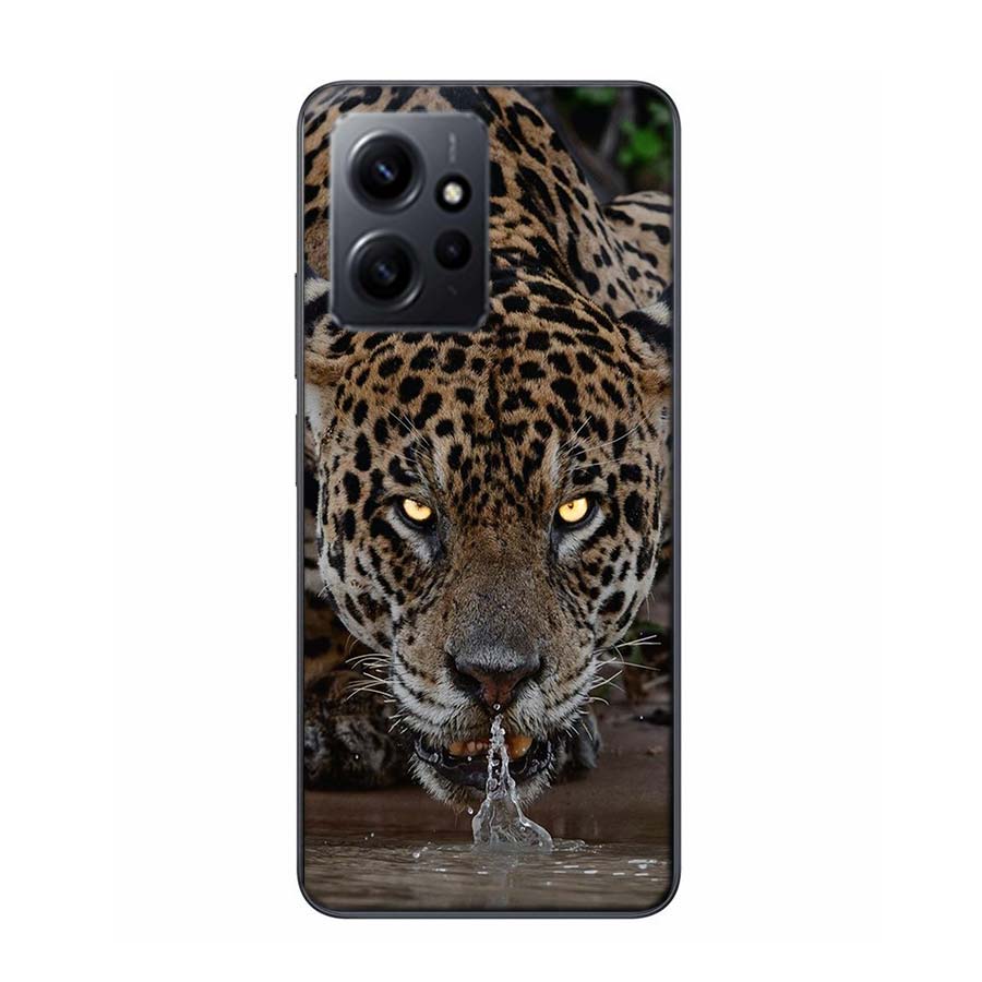 Величественный леопард Чехол для телефона Для Redmi Note 14 15 Pro 5G 13 12 Pro Plus 11 11T 11E 11S 10 Pro 10S 9 9S Чехол Мобильный Прозрачный ТПУ Capa