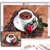 5D DIY Алмазная картина, вышивка крестиком, фрукты и десерты, Алмазная вышивка, мозаика, настенное украшение для дома