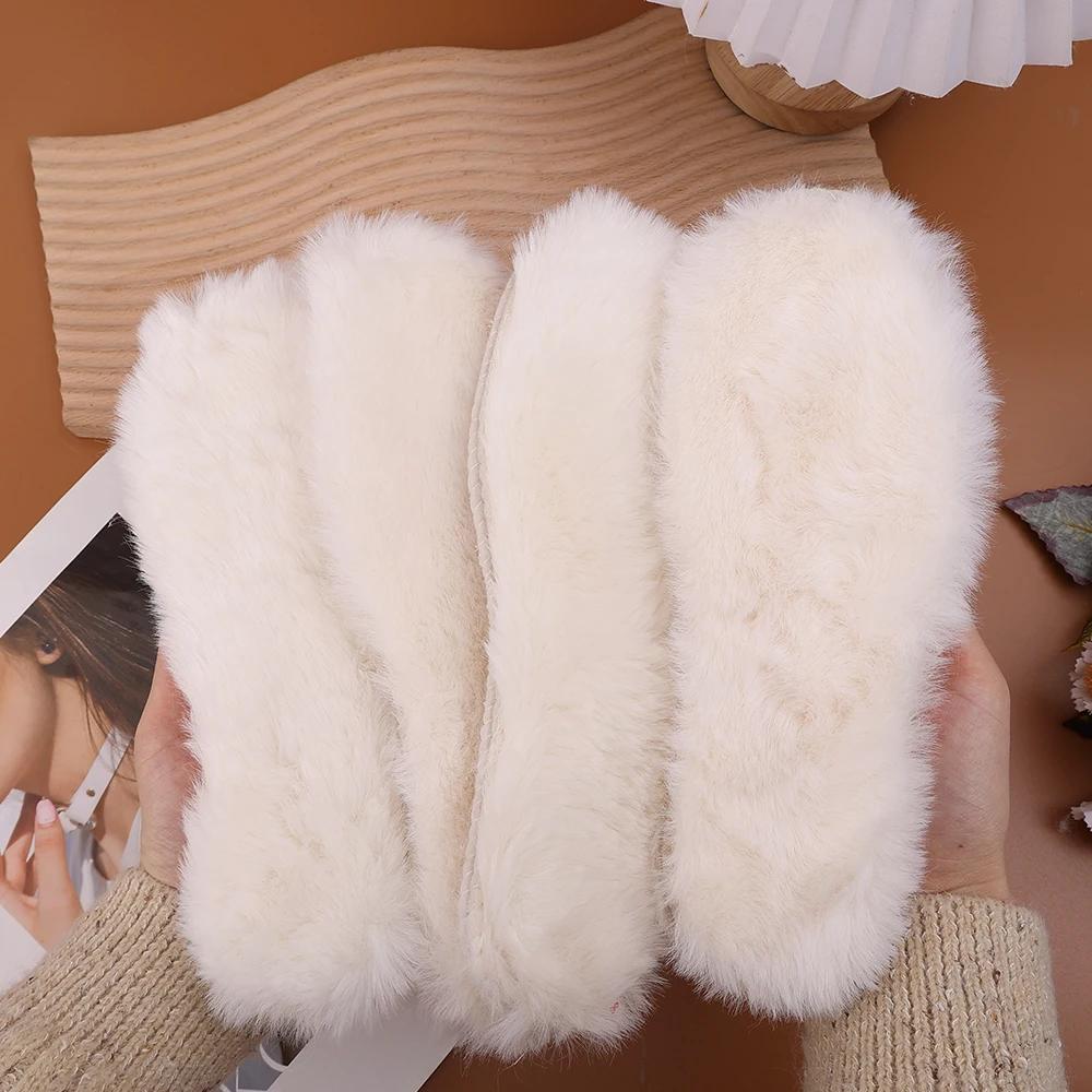 Стельки для обуви мужские зимние для тепла ног утолщенные стельки женские для снежных ботинок обувная стелька