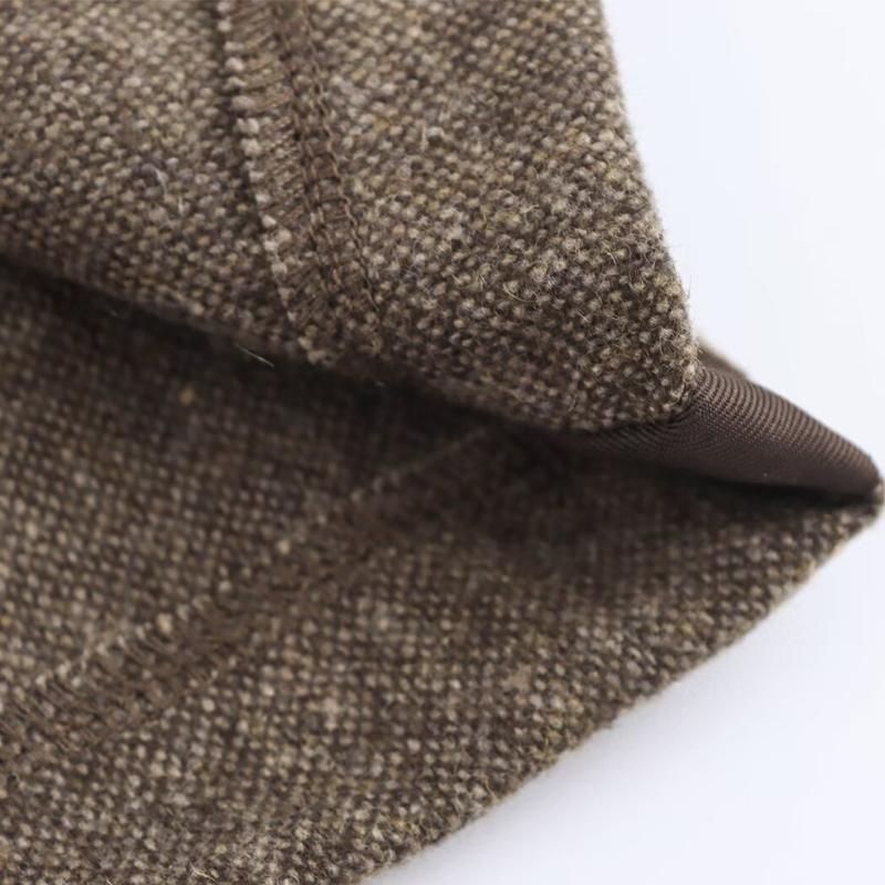 Женский универсальный винтажный тонкий костюм, комплект из двух предметов, осень-зима, однобортный пиджак с длинными рукавами и лацканами, прямые брюки