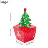 Merry Christmas Bombonera Santa Paper Gift Box Christmas Tree Elk Gift Packaging Box New Year Xmas Party Decoration