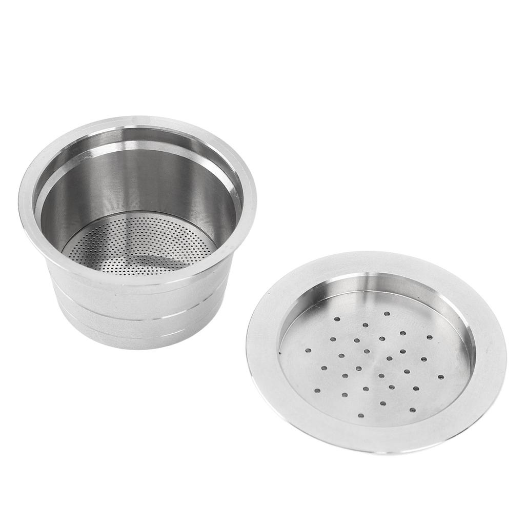 Многоразовая кофейная капсула из нержавеющей стали 304, заправляемый кофейный фильтр с кисточкой и ложкой для KF