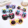 Children'S Polarizer Cartoon Bow Shape Photo Glasses Uv Protection Boys And Girls Sunshade Children'S Mirror