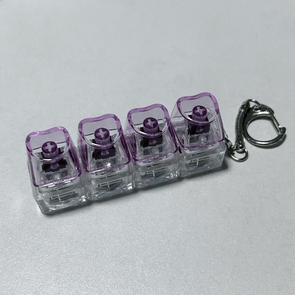 4Keys Keycap Pinch Toy Relief Stress Button Clicker Toy Relaxing Pinch Toy